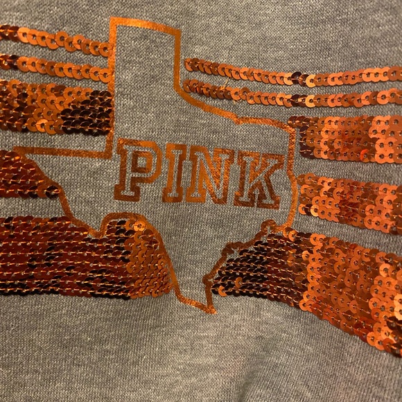 Victoria’s Secret University of Texas Longhorns pullover with sequins - Picture 2 of 11